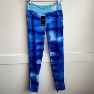 NWT LA Society Sport Blue Leggings